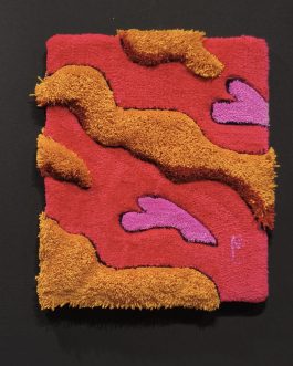 Tableau Tufting Relief « A Mar » – Mari Jinkings (55×46 cm)
