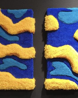 Diptyque Tableau Tufting « Ouro Azul » – Mari Jinkings